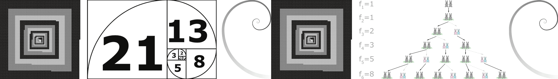 Fibonacci Quadrat und Golderner Schnitt